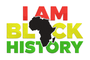 I Am Black History Embroidery Design Download