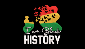 I Am Black History Machine Embroidery Design