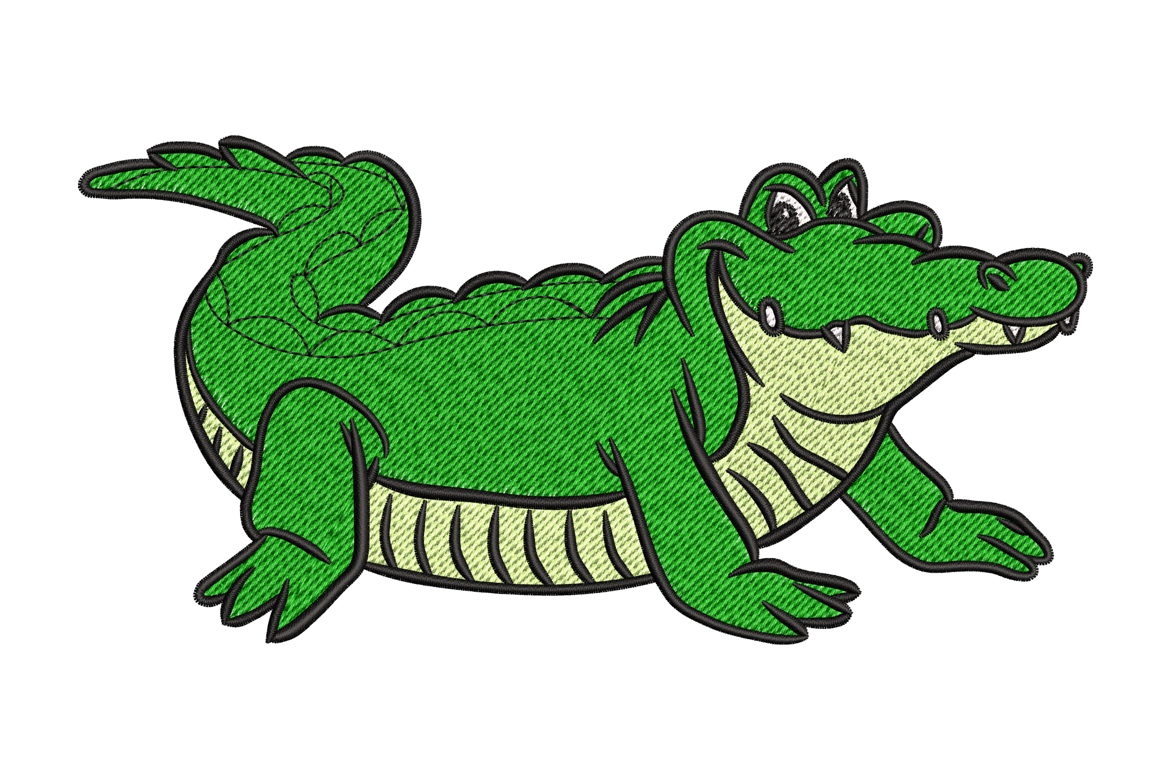 Smiling Alligator Design