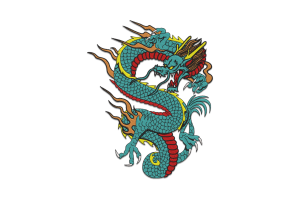Free Chinese Dragon Embroidery Design