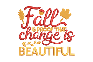 Hello Fall Embroidery Design Free Download