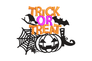 Trick or Treat Machine Embroidery Design