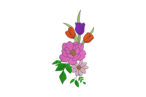 Free Elegant Flower Machine Embroidery Design