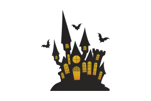 Free Haunted House Machine Embroidery Design