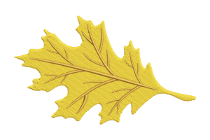 Golden Leaf Machine Embroidery Design