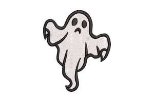 Free Spooky Ghost Machine Embroidery Design