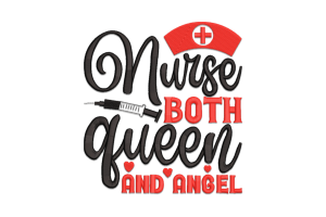 Free Nurse Queen and Angel Embroidery Design