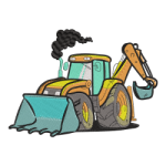 Transportation Embroidery Design