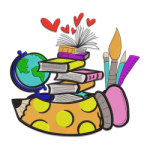 Work,Relligion & School Embroidery Design