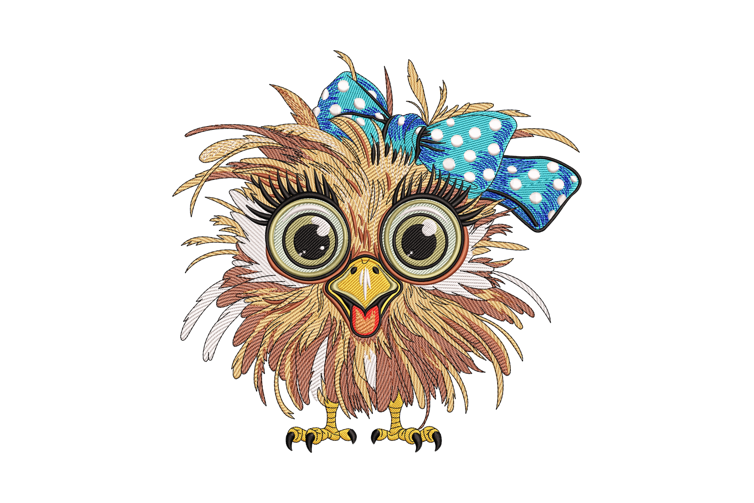 Adorable Owl Embroidery Design