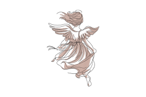 Angel Embroidery Design