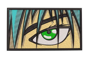 Anime Eye Embroidery Design