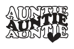 Auntie Embroidery Design