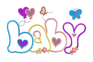 Baby-Themed Embroidery Design