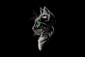 Black Cat Embroidery Design File