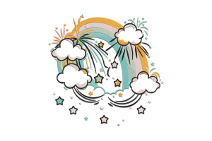 Cloud Embroidery Design