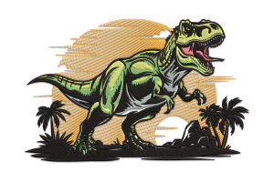 Dinosaur Digital Embroidery Design