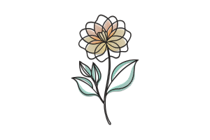 Elegant Floral Premium Embroidery Design