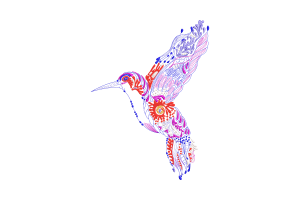 Elegant Stork Machine Embroidery Design