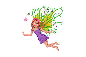 Fairy Embroidery Design