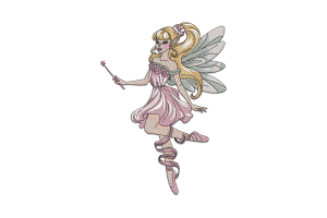 Fairy Embroidery Design