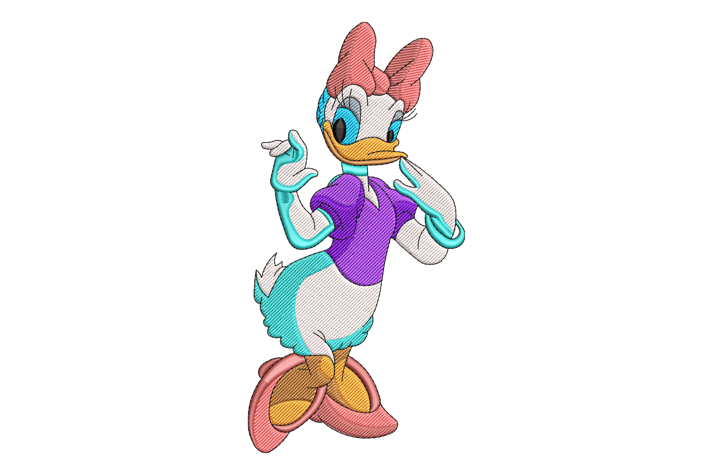 Free Daisy Duck Embroidery Design