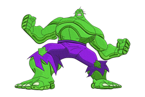 Free Green Monster Embroidery Design