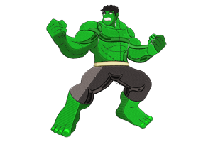 Free Hulk Power Embroidery Design