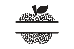Free Leopard Print Apple Machine Embroidery Design