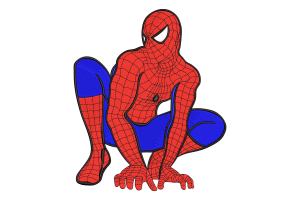 Free Spider-Man Embroidery Design