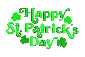 Happy St. Patrick's Day Embroidery Design