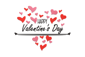 Happy Valentine's Embroidery Design Pattern