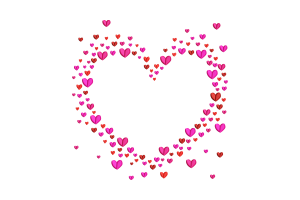 Heart Frame Embroidery Design