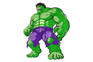 Hulk Smash Machine Embroidery Design