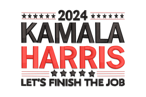 Kamala Harris 2024 Embroidery Design