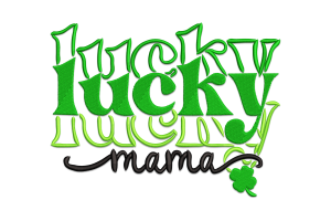 Lucky Mama Embroidery Design