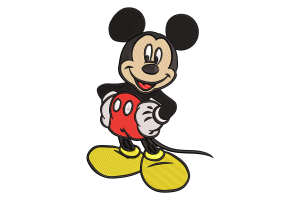 Mickey Mouse Cartoon Embroidery Design