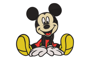 Mickey Mouse Embroidery Design