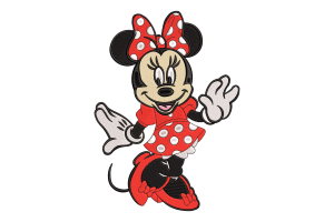 Minnie Mouse Embroidery Design