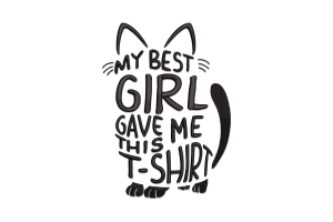 My best girl gave me this t-shirt Embroidery Design