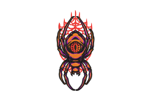 Mystic Spider Embroidery Design