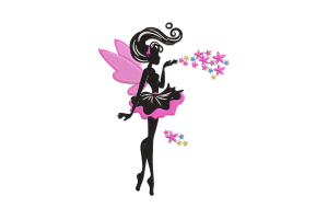 Premium Fairy Magic Embroidery Design