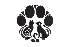 Premium Paw Print Pet Lovers Embroidery Design