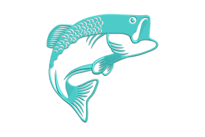 Artistic Fish Embroidery Design
