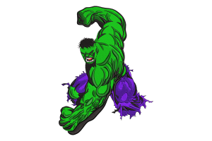 Raging Monster Embroidery Design