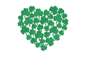 Shamrock Heart Premium Embroidery Design