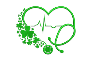 Shamrock Stethoscope Embroidery Design
