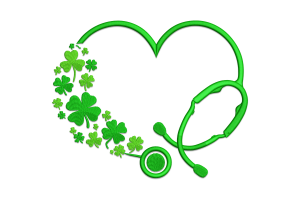 St. Patrick’s Day Nurse Stethoscope Embroidery Design