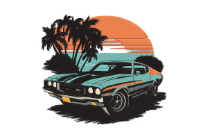 Summer Beach Vibes Machine Embroidery Design