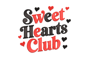 Sweet Hearts Club Embroidery Design
